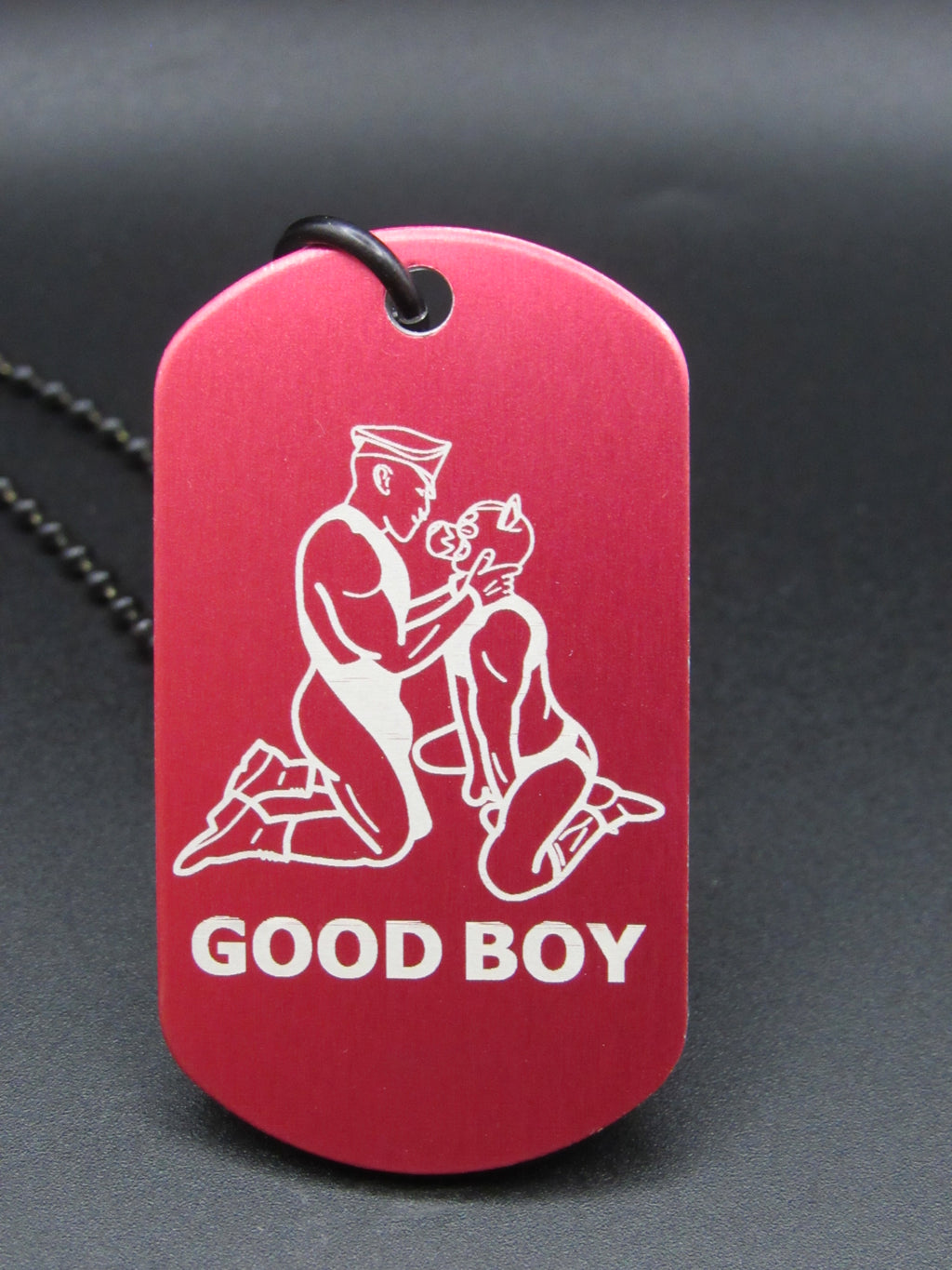 GOOD BOY - Pup and Handler Design Premade Tag