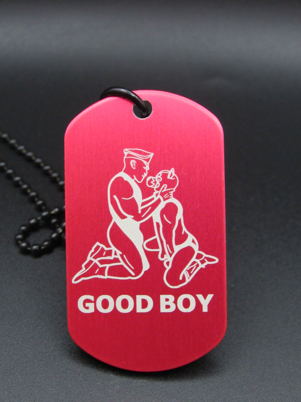 GOOD BOY - Pup and Handler Design Premade Tag