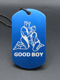 GOOD BOY - Pup and Handler Design Premade Tag