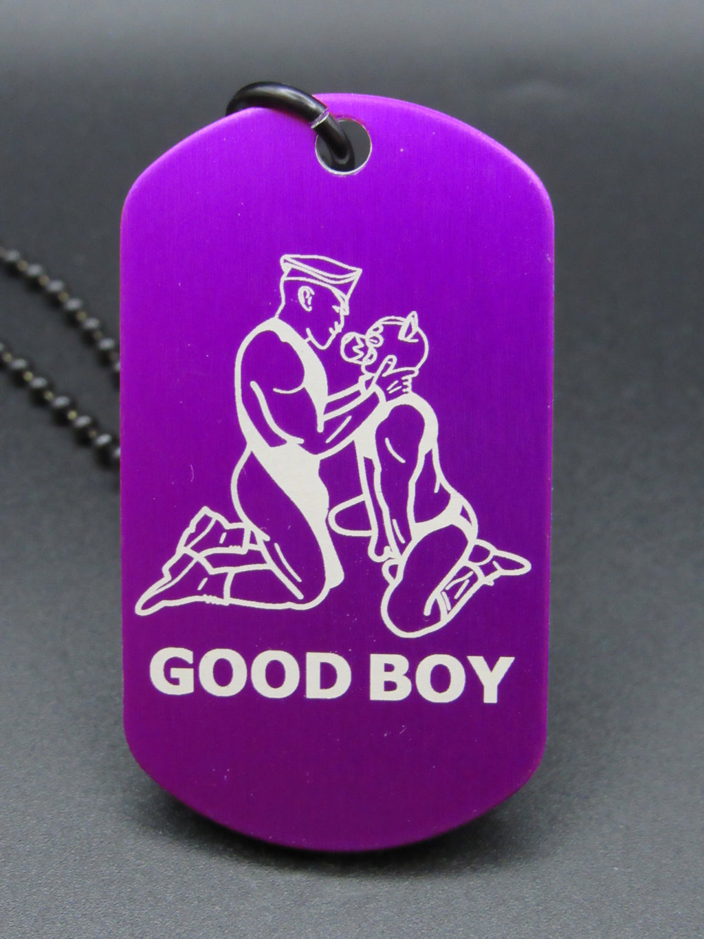 GOOD BOY - Pup and Handler Design Premade Tag